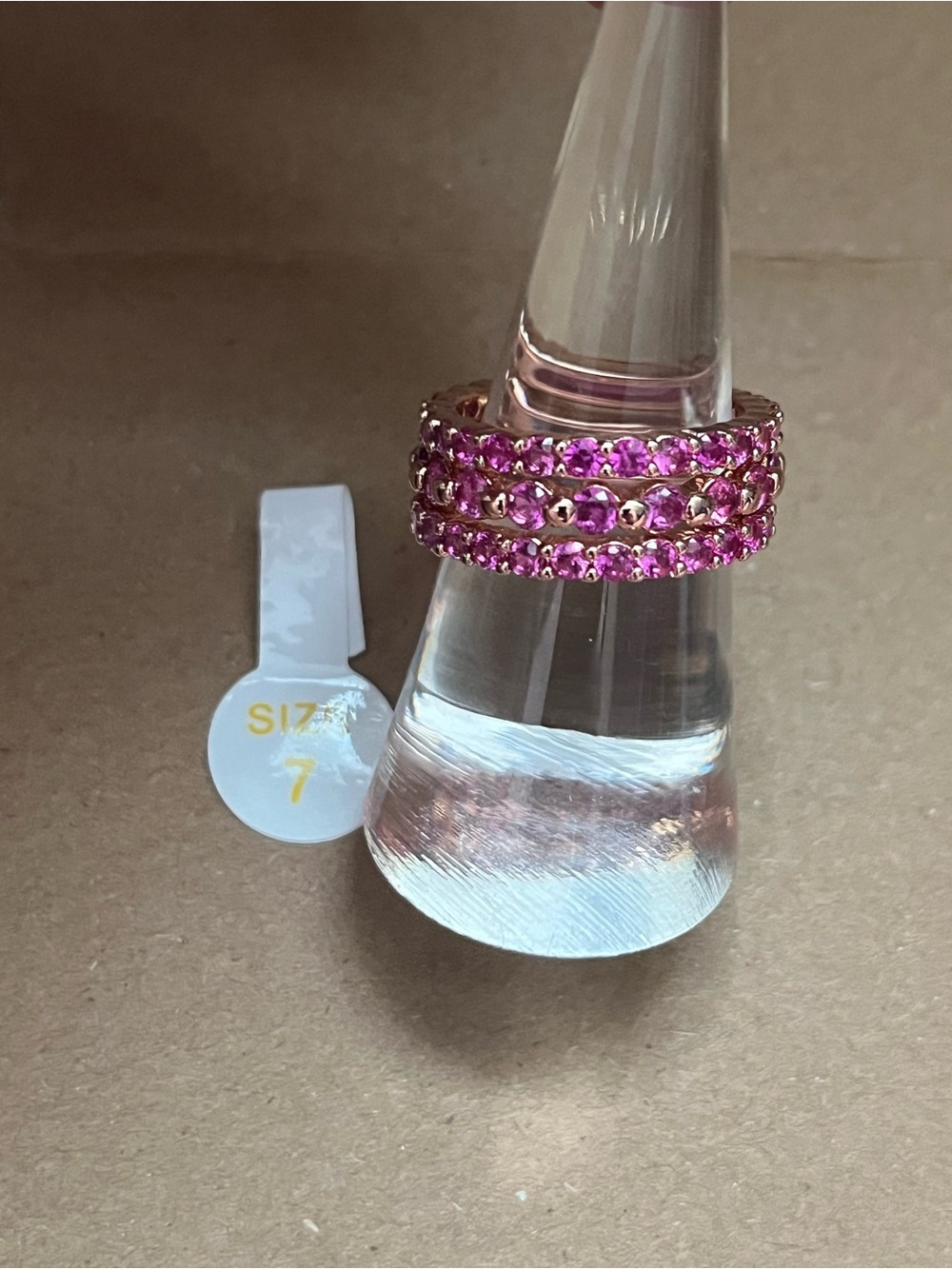BP Ring - Farmhouse Unicorn - Size 7 - Rose Gold Plating
